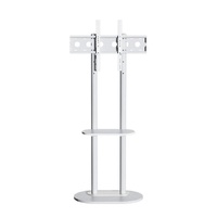 P&P 40-75 Inch Heavy Duty TV Floor Stand Marble Shelf Mount