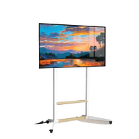P&P Heavy Duty Mobile TV Stand on Wheels 40-100 Inch 100kg Capacity