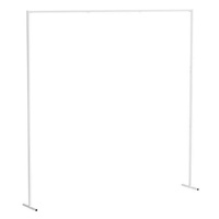 P&P 3x3M Square White Metal Wedding Arch Stand Flower Backdrop