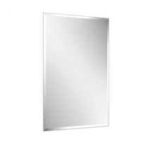 P&P Silver Rectangular Wall Mirror 50x70cm Beveled Edge