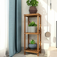 P&P DIY Wood Plant Stand Organiser Multifunctional Shelf