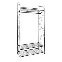 P&P Extra Large Metal Clothes Rail Portable Garment Stand
