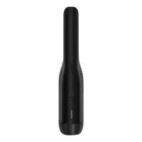 Black Wireless USB Rechargeable 2-in-1 Curling Iron & Flat Iron - Portable Hair Straightener & Curler