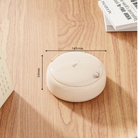 Cream color Modern Portable Sewing Kit - All-in-One Compact Organizer with Magnetic Pin Cushion for Home & Travel