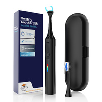 2-in-1 Sonic Electric Toothbrush & Power Flosser Kit - 3 Modes, 31000VPM, IPX7 Waterproof, with Travel Case(black+50pcs dental floss replacement heads