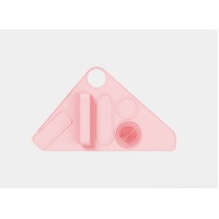 2pc Multi-Functional Silicone Makeup Artist Wristband - Wearable Palette, Brush Holder & Cleaner(pink)