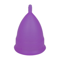 2PCS Reusable Medical Grade Silicone Menstrual Cup(L Size) & 2PCS Matching Sterilizer Box - Microwave Safe Disinfector Case, Heat Resistant 130°C (Pur