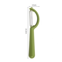 2 Pcs Green Multi-Functional Vegetable & Fruit Peeler – Stainless Steel Blade with Ergonomic PP Handle (60g)