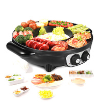oz goodlife 2 In 1 Non-Stick BBQ Hot Pot Pan 42cm