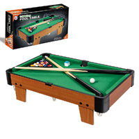 oz goodlife Wooden Mini Snooker Pool Billiards Table Toy Kids