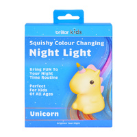 Squishy Unicorn Night Light - Cute Soft LED Light