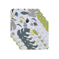 Clevinger MDF Coasters Monstera - Set of 4