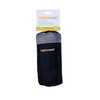 Microfibre Travel Towel Grey Quick Dry