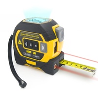 60m Laser Measure Cross-line Laser Level with 5m Tape Yellow