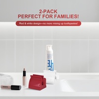 2Pcs Toothpaste Rolling Dispensers Squeezer