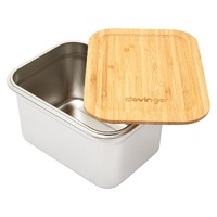 Clevinger Stainless Steel Bamboo Lunch Box 2000ml