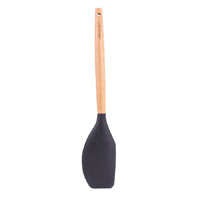 Beechwood & Silicone Spatula Charcoal