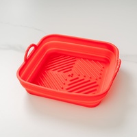 Collapsible Silicone Square Air Fryer Oven Liner