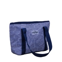Lazy Dayz 6L Food Safe Insulated Cooler Tote Blue