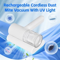 UV-C Cordless Handheld Dust Mite Vacuum with 1200mAh Battery