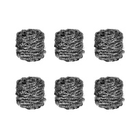 Stainless Steel Scourers 6 Pack Kitchen Cleaning