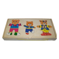 Wooden Bear Puzzle Large - Educational Toy