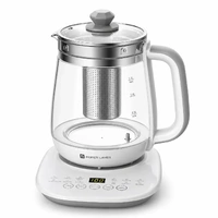 HOPER LAYER FA-K1501 Electric Glass Tea Kettle 1.5L Tea Maker SAA Certified
