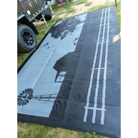 Camping Mat Warehouse Country Grey 5m x 2.4m Recycled Poly Mat