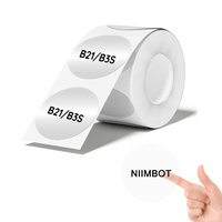 Niimbot Round Transparent Waterproof Label 50x50mm 150pcs