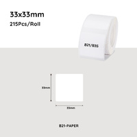 Niimbot White Label Paper 33x33mm 215pcs B21/B3S/B1