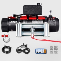 VEVOR 12V Electric Winch 13500lb with Wireless Remote Control