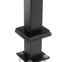 VEVOR 36 Inch Cable Railing Post SUS304 Stainless Steel Level Deck Post