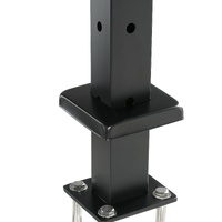 VEVOR 42 Inch Cable Railing Post L-Shaped SUS304 Stainless Steel Corner Post