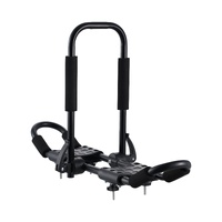 Kayak Roof Rack 1 Pair J-Bar, Soft Roof Rack, Top Mount Tie Down, Carrier for kayak, Surf Board, Canoe, SUP, Ski Board, Mount on Car, SUV, Truck, 2 Ka