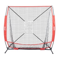 VEVOR 5x5 Baseball Softball Practice Net Hitting Training Equipment