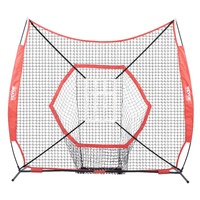 VEVOR 7x7 ft Baseball Softball Practice Net Portable Training Equipment