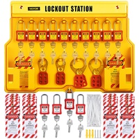 VEVOR 58 PCS Lockout Tagout Kit with Station & Padlocks