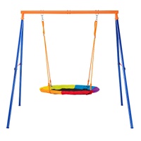 VEVOR 40in Saucer Swing A-Frame Metal Stand 440lbs Capacity