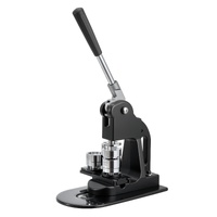 Button Maker Machine, 25 mm, Pin Maker Machine with 500pcs Button Parts, Circle Cutter, Hex Wrenches and Magic Book, Ergonomic Handle, for DIY Badges,