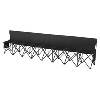 VEVOR 8 Seat Portable Folding Sport Bench Camping Chair