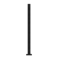 VEVOR Glass Clamp 37.4" Railing Bracket for 0.39"-0.47" Glass Black
