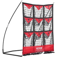 VEVOR 9 Hole Baseball Softball Pitching Net 49"x42" Practice