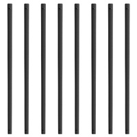VEVOR Staircase Metal Balusters 38" Aluminium 72 Pack Black Satin
