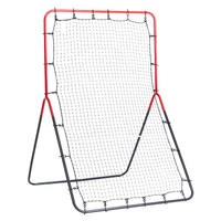Baseball And Softball Rebounder Net, 3 x 4.5 ft PitchBack Baseball Pitching Nest, 3-Way Baseball, Softball Pitchback Net, Fielding Trainer, Bounce Bac