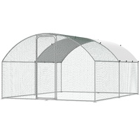VEVOR 9.8x12.9x6.5ft Walk-in Metal Chicken Coop