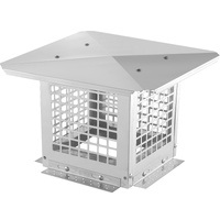VEVOR 9" x 9" 304 Stainless Steel Chimney Cap with Mesh