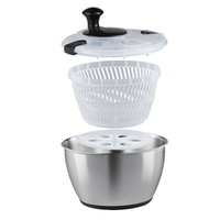 VEVOR 4.5L 304 Stainless Steel Salad Spinner Vegetable Dryer