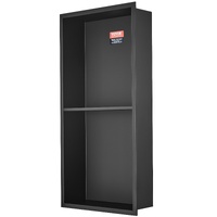 VEVOR 33x63.5cm Stainless Steel Shower Niche Double Shelf