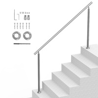VEVOR 180cm Stainless Steel Stair Handrail Installation Kit