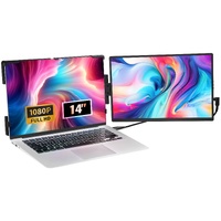 VEVOR 14" Portable Monitor HD 1080P Laptop Screen Extender